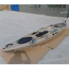 Best Design Sit on Top Single Fishing Kayak Plastic Polyethylene Boat Canoe (M07)